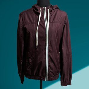 Zumiez Burgundy Windbreaker